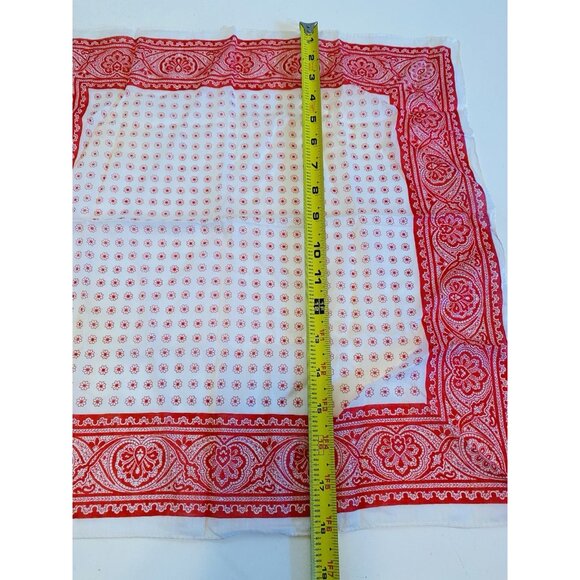 Vintage Yves Saint Laurent 18" Handkerchief Scarf YSL Floral Neckerchief Bandana - Picture 9 of 13